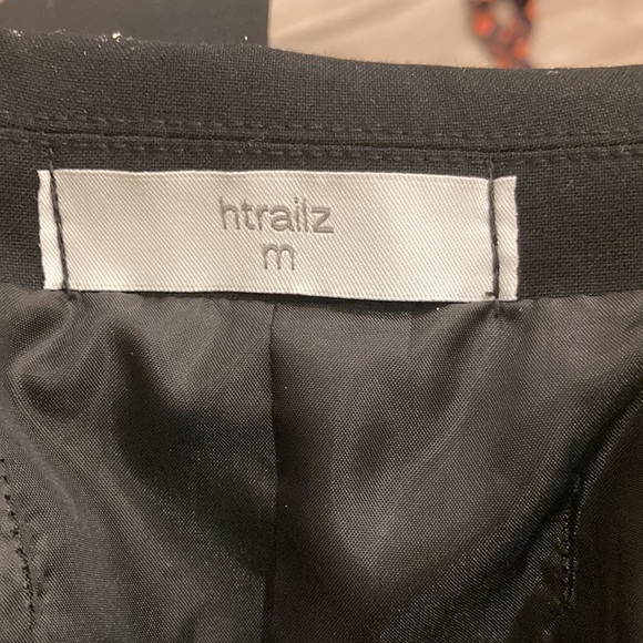 Htrailz custom skull black jacket with gorgeous blue and silver detail! Medium - Picture 5 of 7